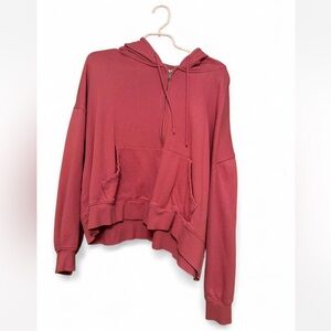 Hot Pink Old Navy Cropped Zip Up Hoodie